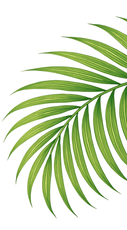 Decorative leaf illustration